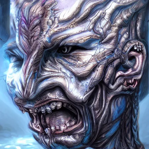 Image similar to fantasy art hyper realistic ai created interesting bizarre subconscious fantastic art award winning best ultra detailed magnificent