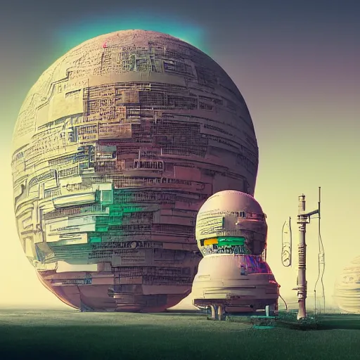 Prompt: the wonders of science by beeple, unbelievably detailed futuristic 4k high res