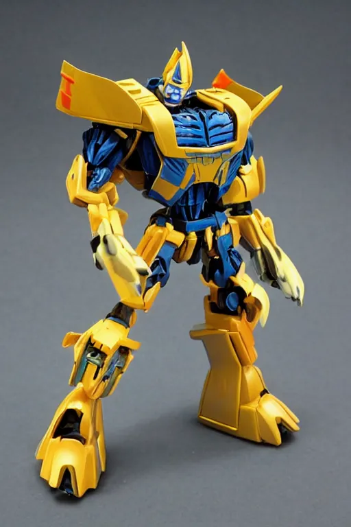 Prompt: a transformer toy, in the style of josh nizzi,