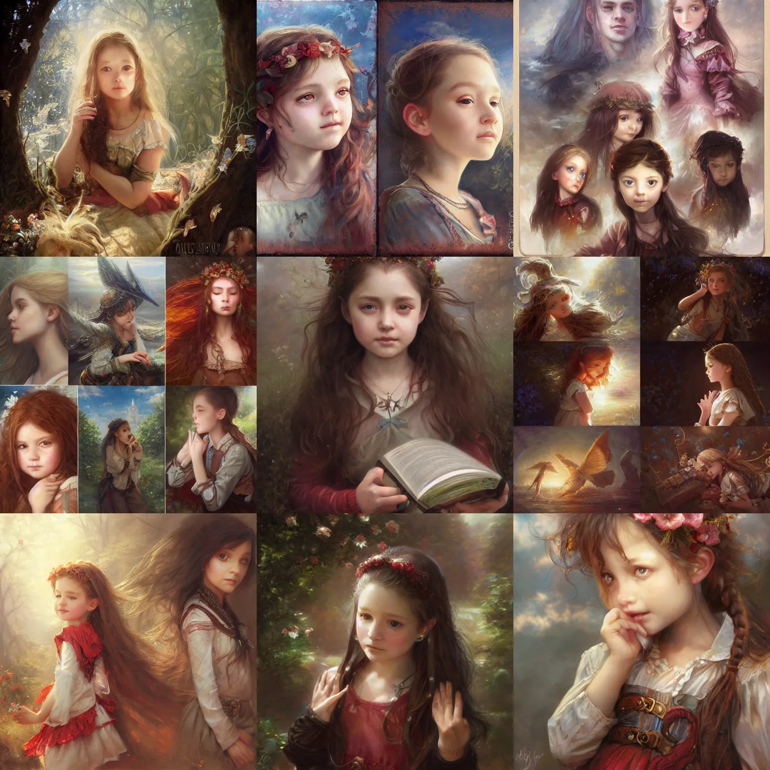 Prompt: Krenz Cushart, Lilia Alvarado, Sophie Anderson, Mark Arian, Bob Byerley, Charlie Bowater