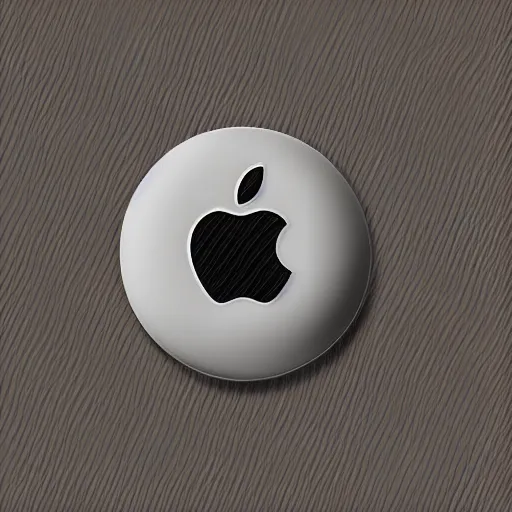 Image similar to a realistic iphone apple logo like a donut, photorealistic, ultra detailed, intricate