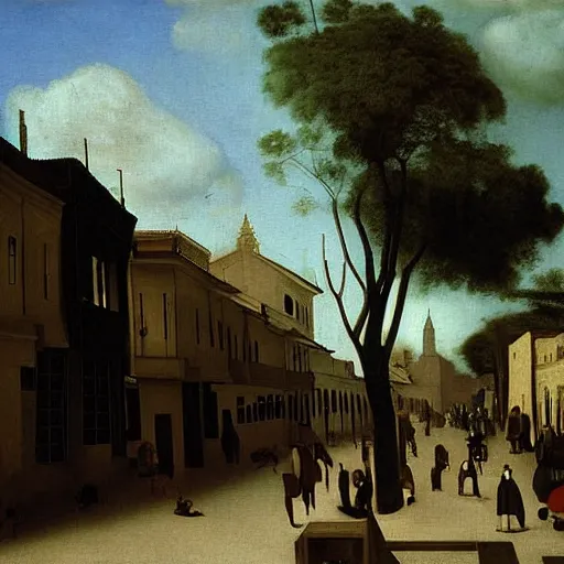 Prompt: sao paulo painted by johannes vermeer