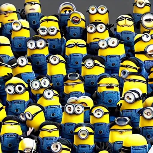 Image similar to despicable me minions in CSGO