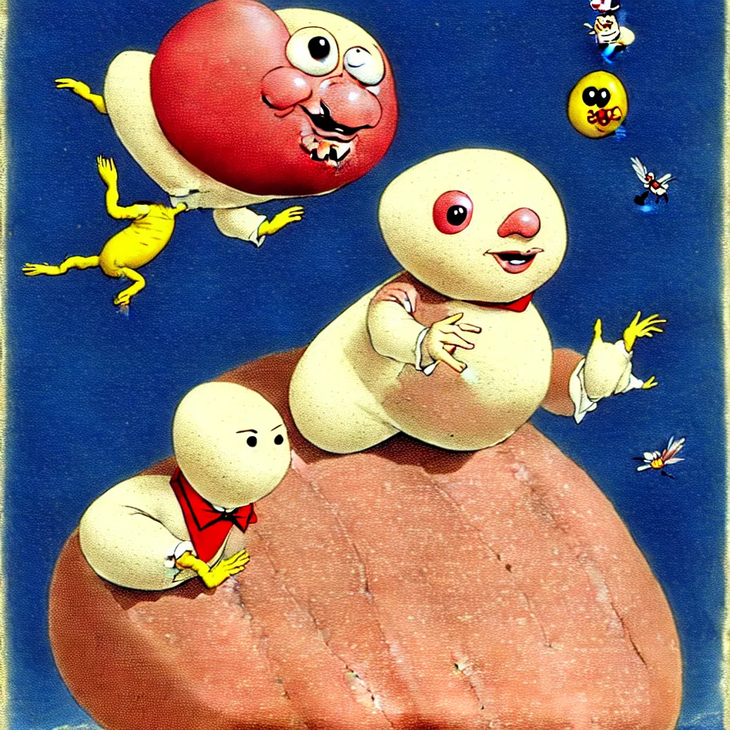 Image similar to ( ( ( o rose, thou art sick! the invisible worm that flies in the night, ) ) ) humpty dumpty had a great fall : walla flies