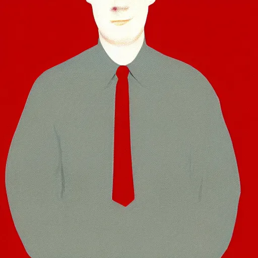 Image similar to minimalist soviet propaganda of sheldon cooper standing with folded arms, by le corbusier and diego rivera