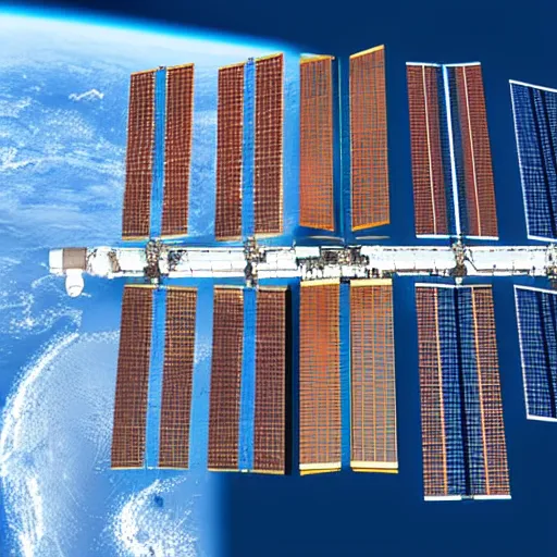 Image similar to illustration of the international space station