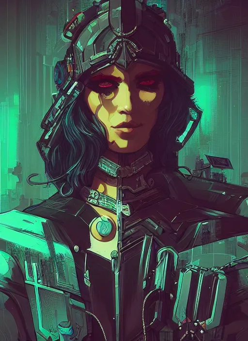 Prompt: portrait of beautifull goth maiden, warhammer, cyberpunk, artstation, art by petros afshar, tom whalen, laurie greasley and greg rutkowski