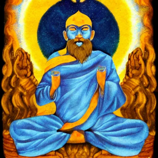 Image similar to astral monk