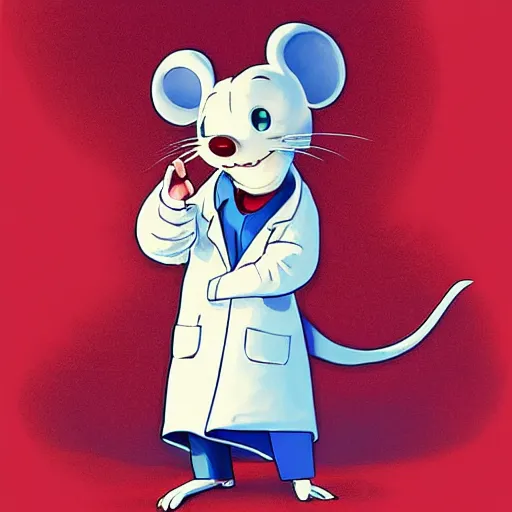 Prompt: anthropomorphic mouse in the lab coat catsing fireball, pixar style, concept art, character turnaround, trending on artstation, childrens illustrated storybook, by jay naylor, alphonse mucha and cory loftis and matthias lechner