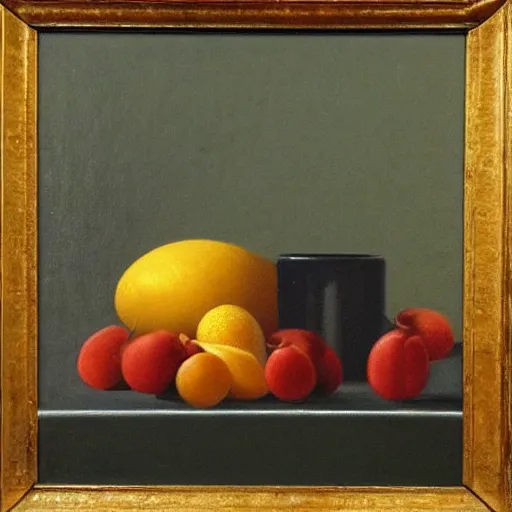 Image similar to still life painting by David Brown, matte,