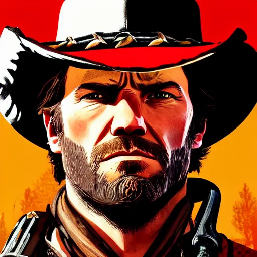 Red Dead Redemption 2 Arthur Morgan Hyper Detailed Focused · Creative  Fabrica