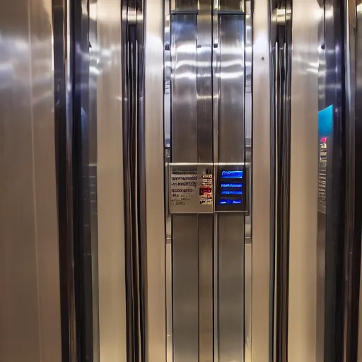 Prompt: mystical experiences in an elevator