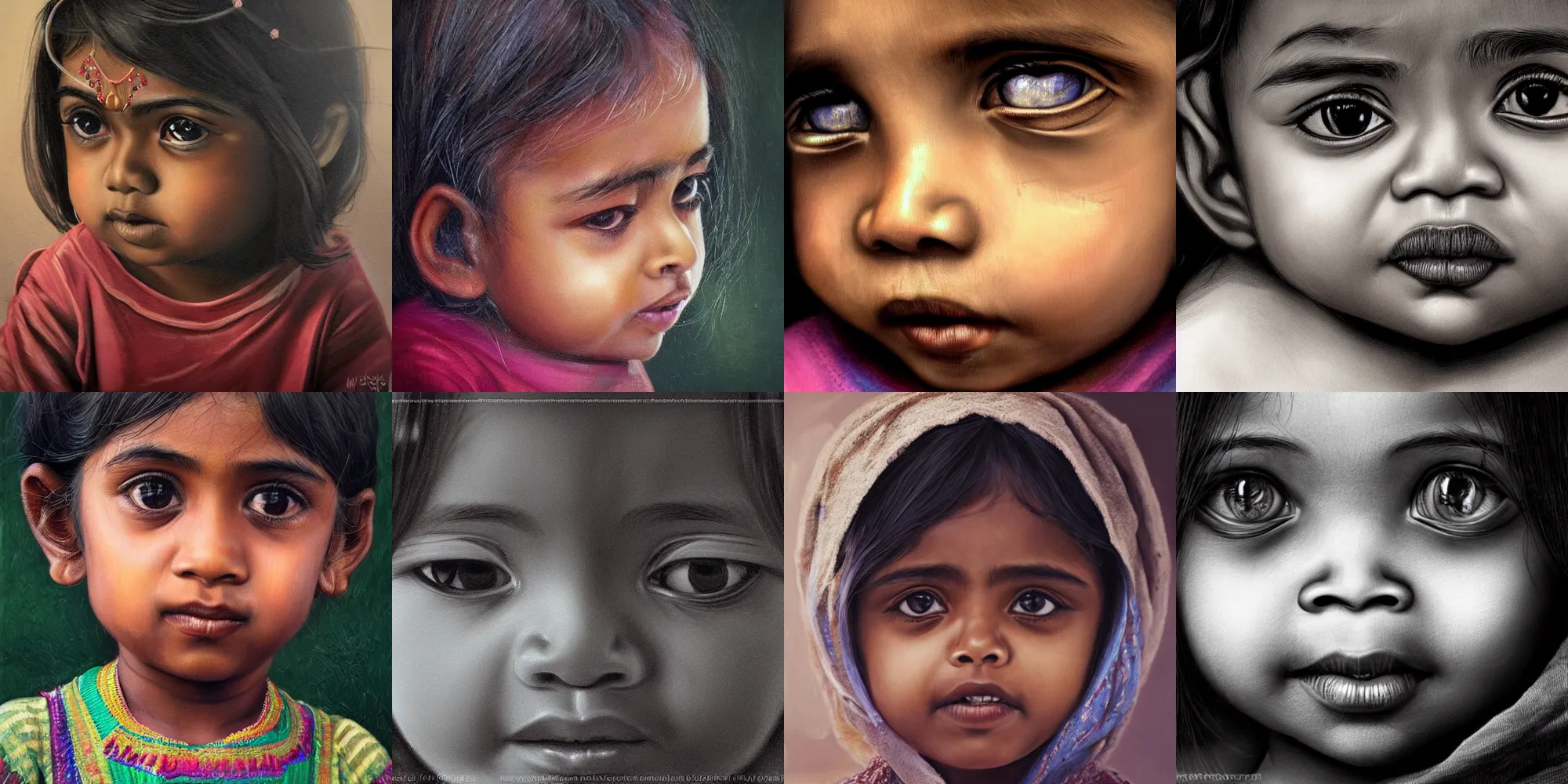 Prompt: portrait of jyoti amge, detailed face, centered close - up, depth of field, intricate details, trending on artstation, deviantart, by wlop