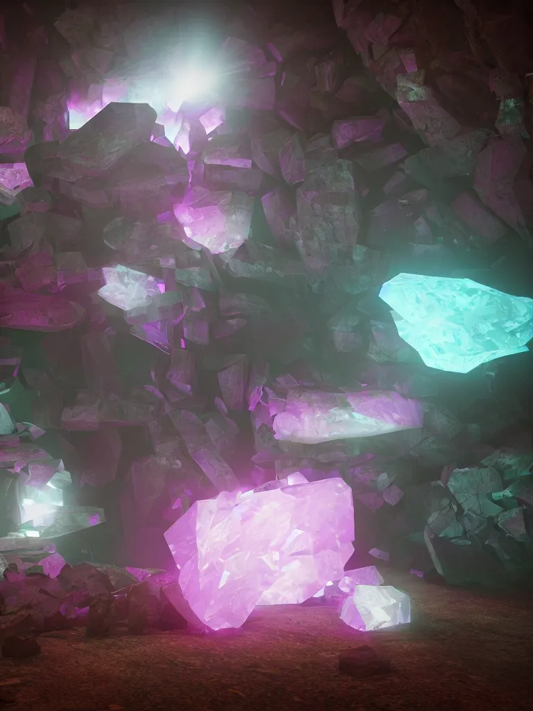 Image similar to Amethyst crystal, beeple, octane render, unreal engine