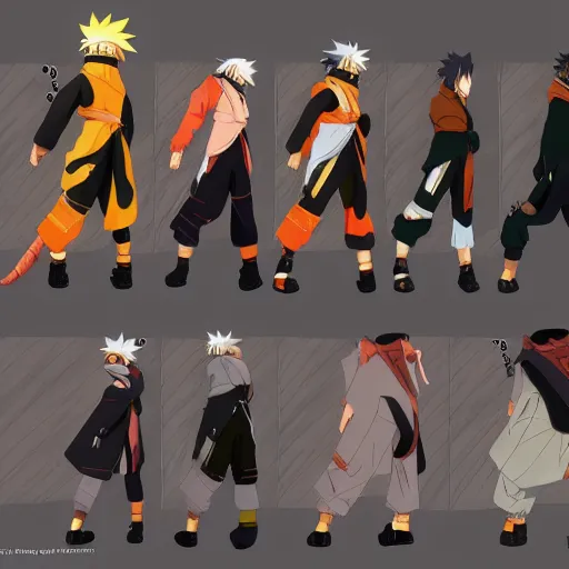 Prompt: Naruto sage mode, concept art, detailed, 8k