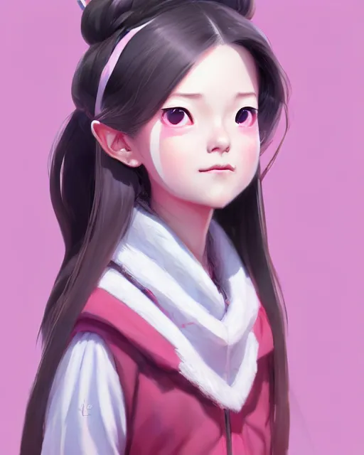 Prompt: character concept art of a nezuko as cute young female | | cute - fine - face, pretty face, key visual, realistic shaded perfect face, fine details by stanley artgerm lau, wlop, rossdraws, james jean, andrei riabovitchev, marc simonetti, and sakimichan, trending on artstation