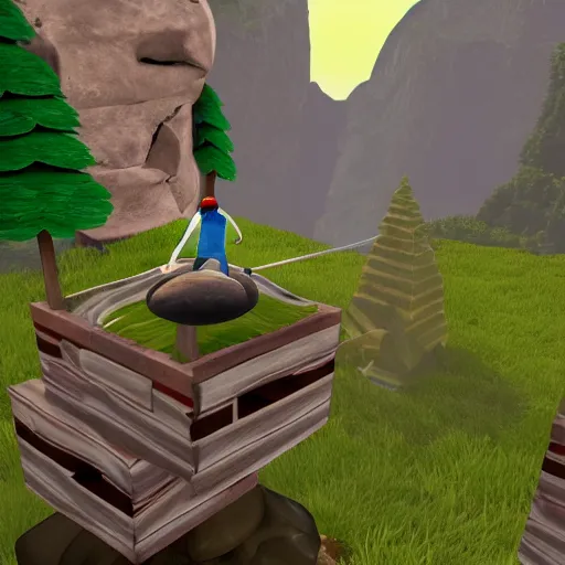 Getting Over It with Bennett Foddy - Full Map of Mountain