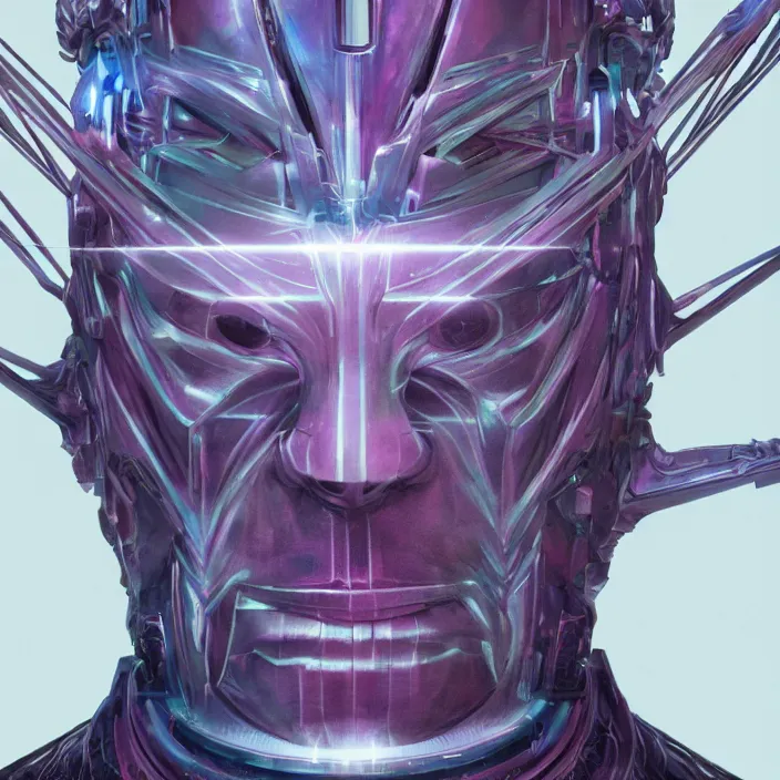 Image similar to portrait of Hugo Weaving as Galactus. intricate abstract. intricate artwork. nightmare fuel. octane render, trending on artstation, very coherent symmetrical artwork. cinematic, hyper realism, high detail, octane render, 8k, iridescent accents