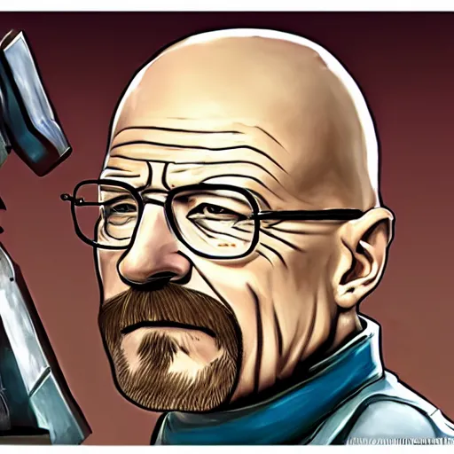 Prompt: Walter White by riot games