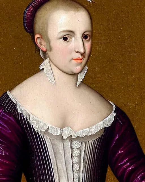 Prompt: a 1 6 0 0 s portrait of britney spears