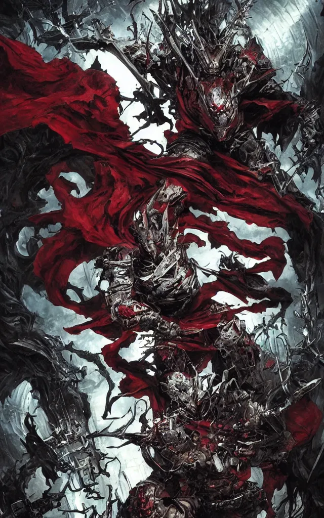 Image similar to spawn concept art by lee bermejo and greg rutkowski