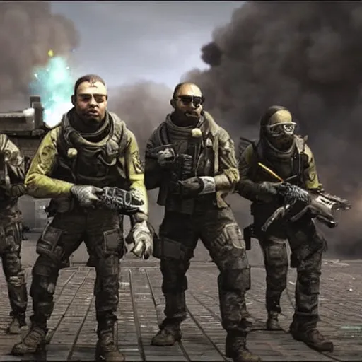 Image similar to Call of the duty: the Minions. game loading screen