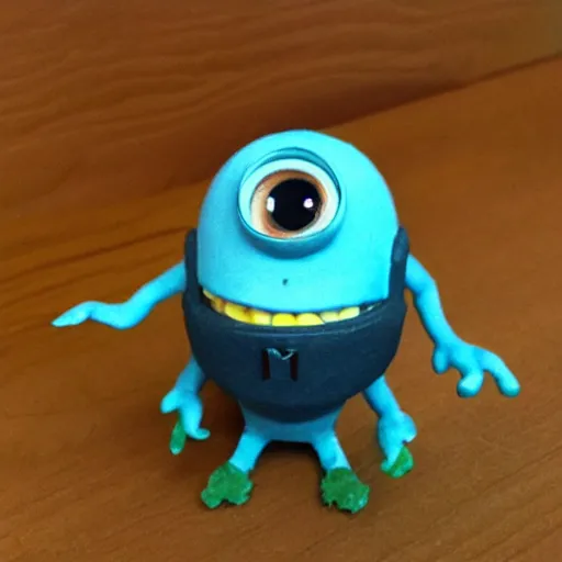 Image similar to 3d print of a cute alien minion