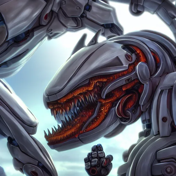 Image similar to detailed shot of getting swallowed by a hot anthropomorphic robot mecha female dragon, camera inside the detailed maw, food pov, prey pov, micro pov, vore, digital art, mawshot, dragon vore, furry art, high quality, 8k 3D realistic, macro art, micro art, Furaffinity, Deviantart, Eka's Portal, G6