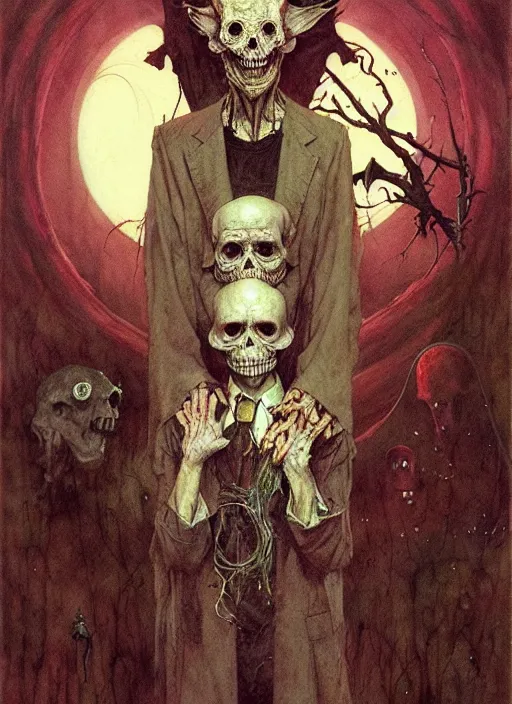 Image similar to king of halloween by chiara bautista and beksinski and norman rockwell and greg rutkowski weta studio, and lucasfilm