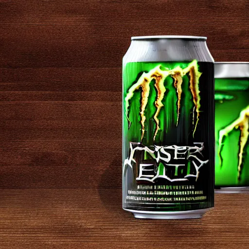 Prompt: A new drink from monster energy in the Baroque style 4k