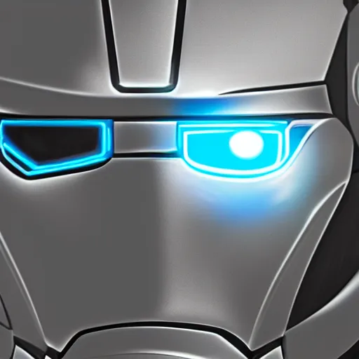 Image similar to Iron man, close up shot, neon, futuristic, photorealistic, 8K, reflection on helmet,