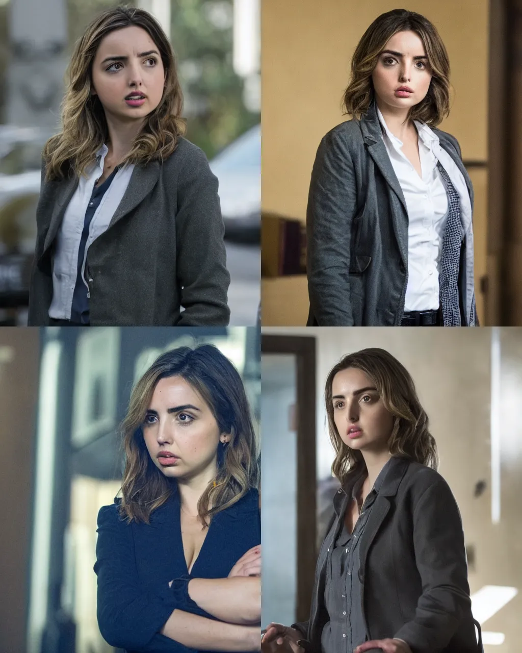 Prompt: ana de armas as a detective on law and order special victims unit