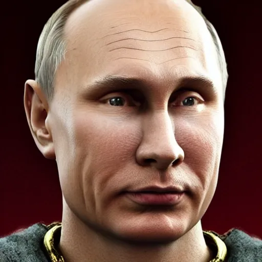 Image similar to Vlamdir Putin as Homelander from the show The Boys, 8k Hyper-realistic