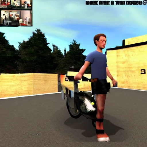 Image similar to mark zuckerberg in gmod ttt