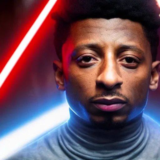 Image similar to 2 1 savage in'star wars ', cinematic scene, cinematic lighting, 1 4 mm