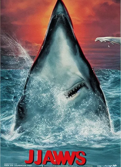 Image similar to Jaws (1974) poster, Marvel Cinematic universe