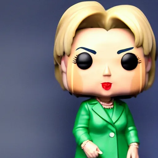 Image similar to funko pop of hillary clinton