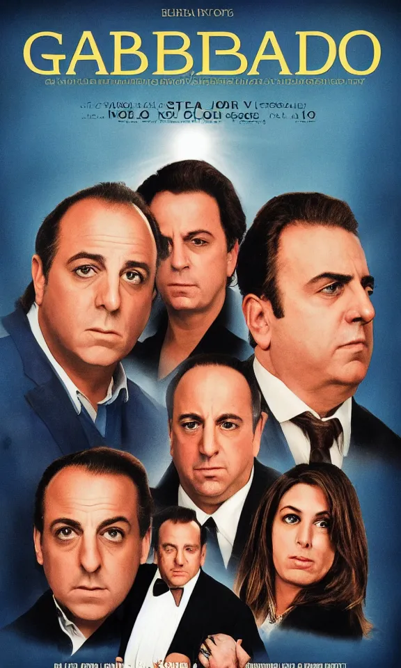 Image similar to movie poster for gabagool : a sopranos story