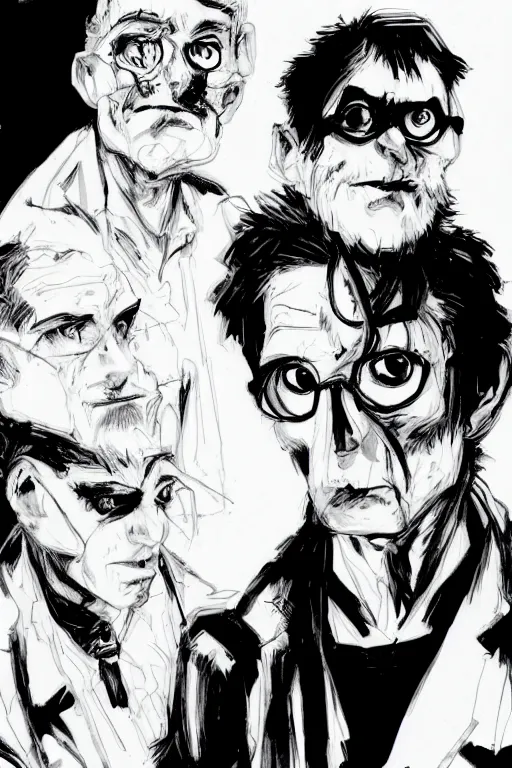 Image similar to re - animator, by jamie hewlett and ashley wood, character design portrait