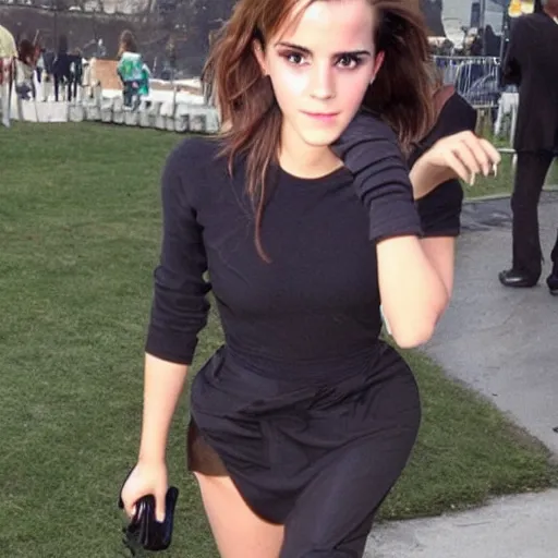 Image similar to emma watson mixed with kim kardashian