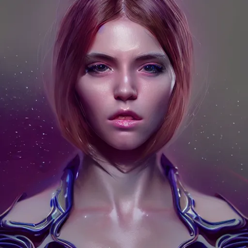 Prompt: [ important ] beautiful futuristic girl, diffuse lighting, fantasy, intricate, highly detailed, lifelike, photorealistic, digital painting, artstation, illustration, concept art, smooth, sharp focus