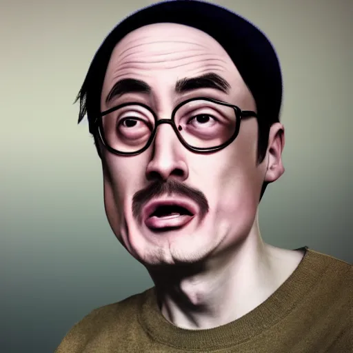 Image similar to A colored colorized real screenshot of Filthy Frank as an elderly guy, taken in the early 2020s, taken on a 2010s Camera, realistic, hyperrealistic, very realistic, very very realistic, highly detailed, very detailed, extremely detailed, detailed, digital art, trending on artstation, headshot and bodyshot, detailed face, very detailed face, very detailed face, real, real world, in real life, realism, HD Quality, 8k resolution, intricate details, colorized photograph, colorized photon, body and headshot, body and head in view