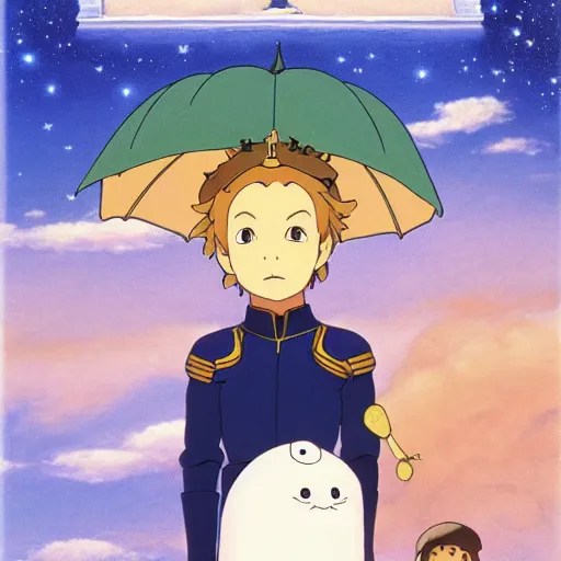 Image similar to little prince, by ghibli