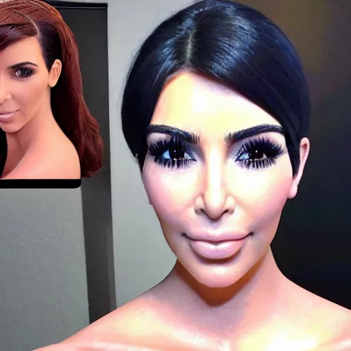 Image similar to Kim Kardashian as Amouranth