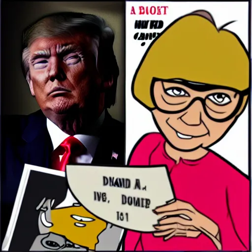 Prompt: donald trump as edna mode, pixar