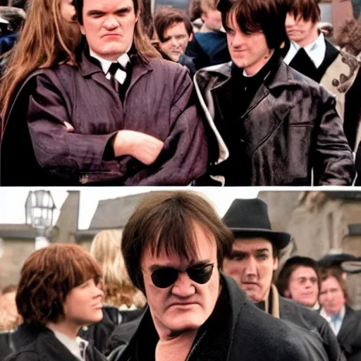 Image similar to quentin tarantino in the harry potter films