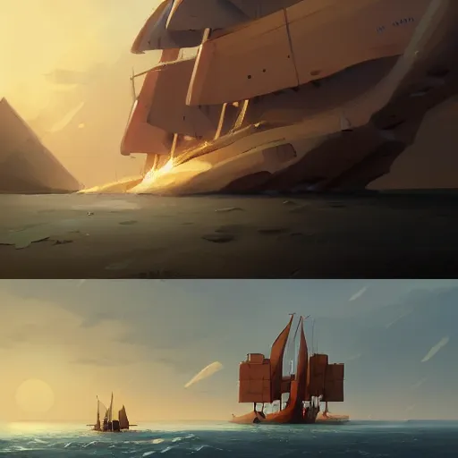 Prompt: goro fujita ilustration an invasion of giant ships attack the earth, characterized by cushart krenz, character art, sharp focus, highly detailed, artstation