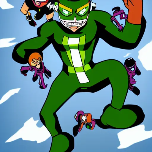 Prompt: Unit 731 in the style of ben 10