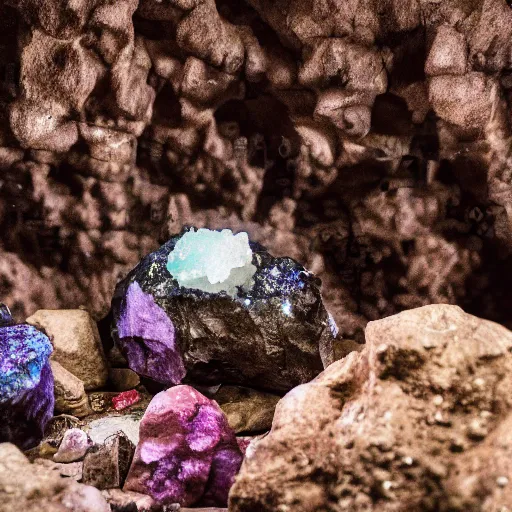 Image similar to a cave of geodes, photograph, realistic, 3 5 mm camera, beautiful