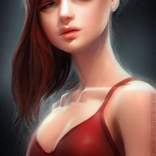 Image similar to a beautiful girl https://www.artstation.com/smartist